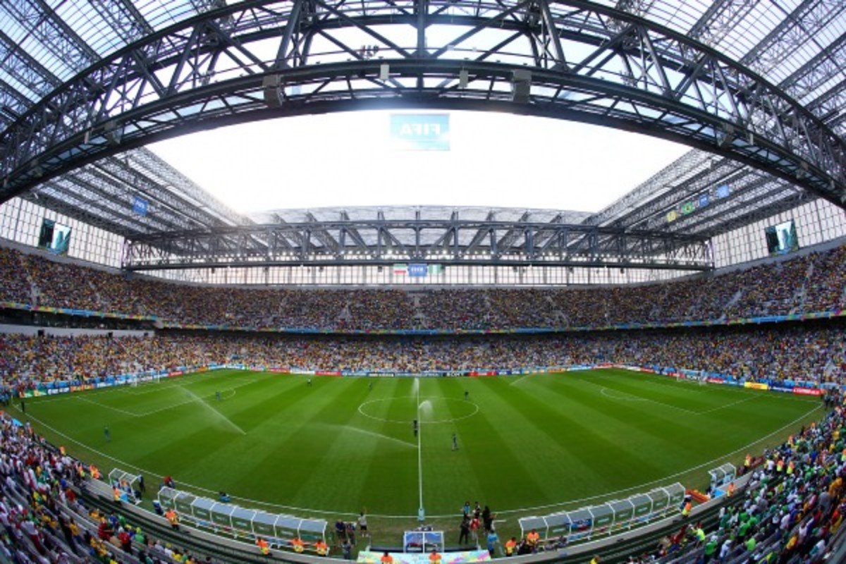 There were no lush pitches like this in El Salvador. (Jamie Squire/Getty Images)